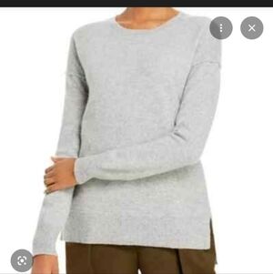 Aqua Cashmere High Low Sweater Crewneck
